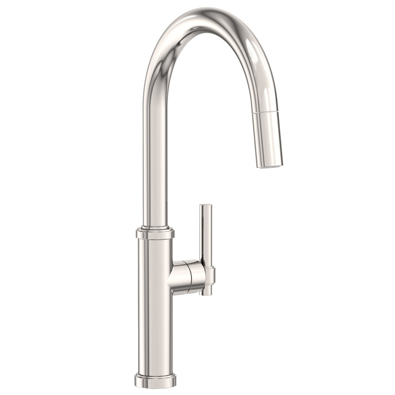 Pull-Down Kitchen Faucet, Polished Nickel