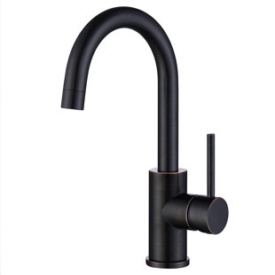 Bar Faucets Single Hole,Mini Kitchen Sink Faucets Single Handle Stainless Steel Modern Wet Bar Sink Faucets, Single Mixer Taps,WI608BG