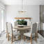 Lustre rond en cristal prisme 18,5 po Miara-1001975407