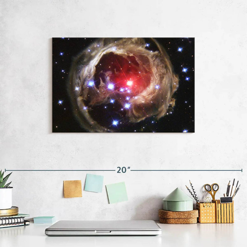 Oberle Crab Nebula, 8" H x 12" W