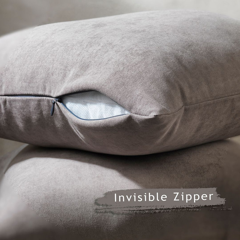 Cushion Cover, Silver, Square 45cm