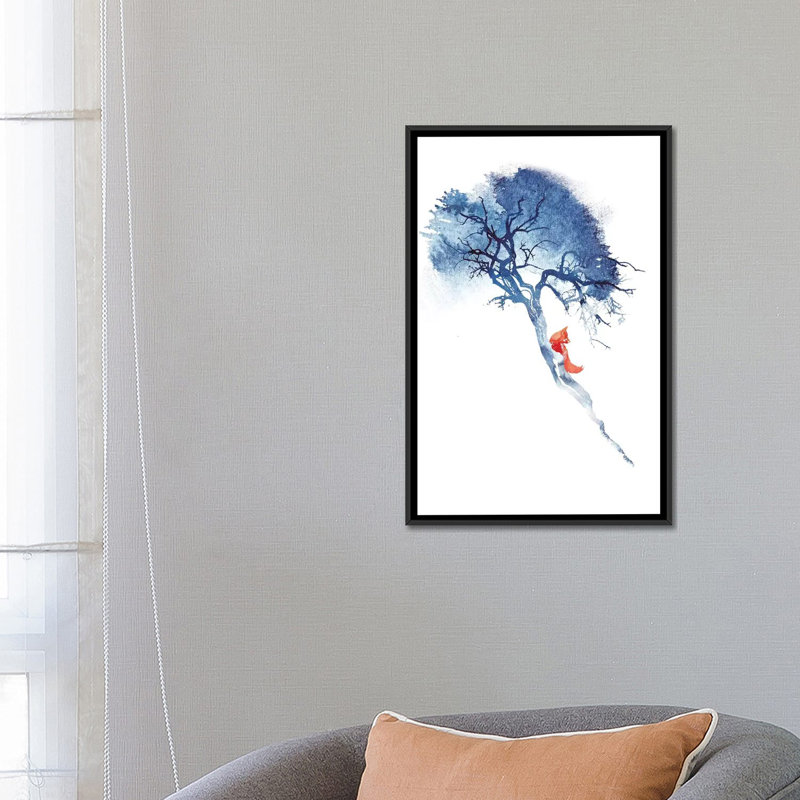 « no way », reproduction sur toile, H 26 po x l 18 po x P 1,5 po, Toile avec cadre noir