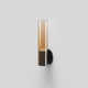 Delonda Single Light Glass Dimmable LED Flush Mounted Sconce