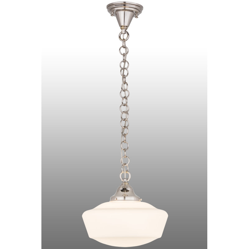 Luminaire suspendu 1 lumières scolaire single Moshier