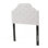Tête de lit tapissier capitonnée de taille simple, tête de lit en bois massif avec pieds en métal durables, tête de lit simple à hauteur réglable avec garniture cloutée, tête de lit en tissu au design moderne capitonné