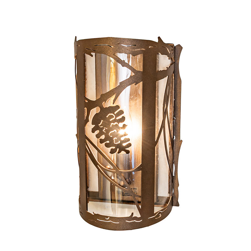 1 - Light Flush Mounted Sconce