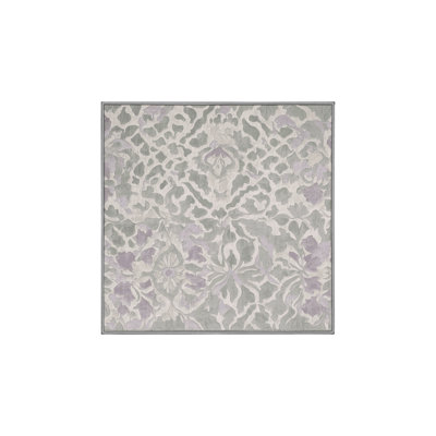 Tapis gris lavable à la machine