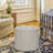 Round Tuffed Upholstered Storage Ottoman-1105199558