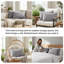 Taies d'oreiller matelassées Vilano de Southshore Fine Linens, en microfibre doublement brossée, à coutures carrées et bords passepoilés, lot de 2, 51 x 66 cm, gris acier-399142821-324762884