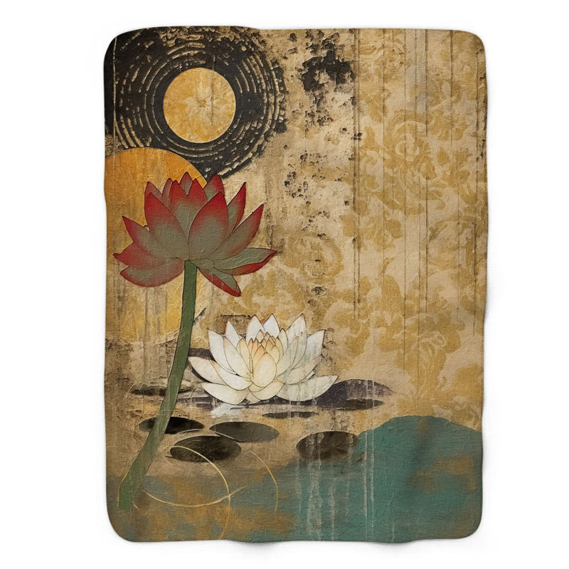Couverture en sherpa de qualité supérieure patinée 1 pièce, L 60 po x L 80 po