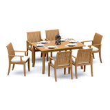 Lagos Outdoor - Piece Teak Dining Set