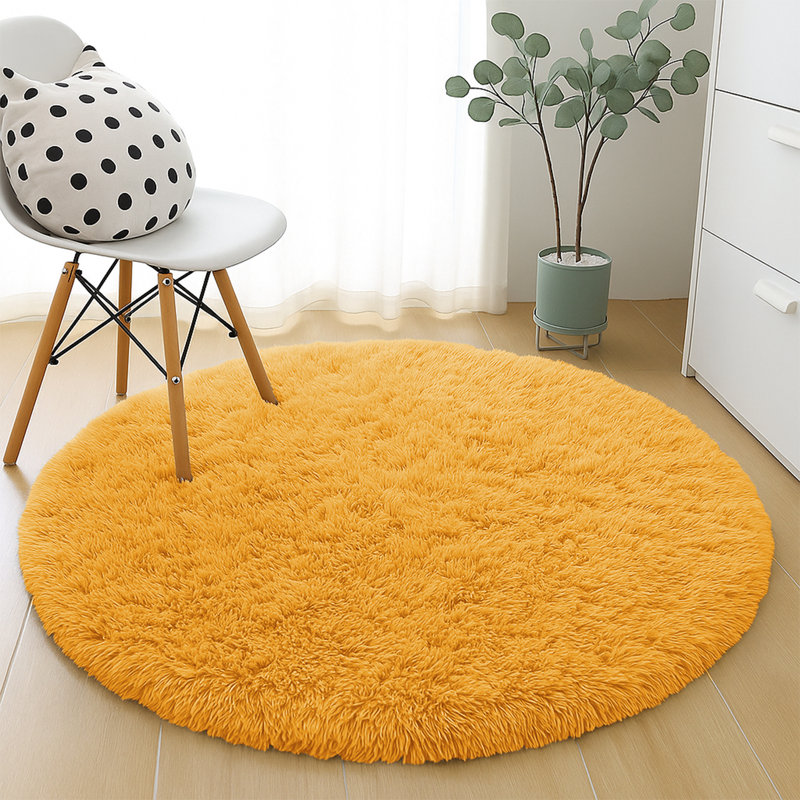 Alexe Standard Shag 120cm X 120cm Area Rug