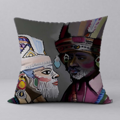 ManosMorenas Reversible Throw Pillow | Wayfair