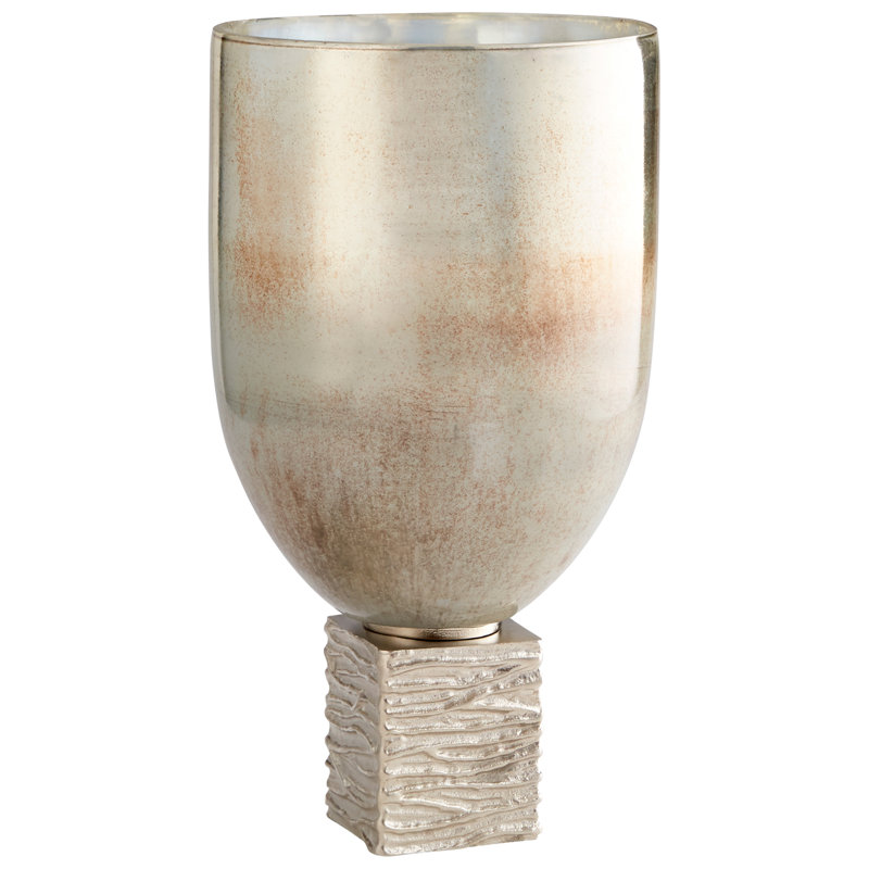 Tassilo Metal Table Vase, 19.25" H x 10.5" W x 10.5" D