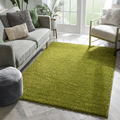 Alerte Solid Colour Shag Area Rug