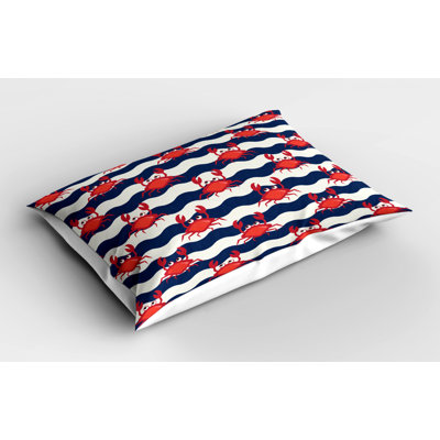 Narwhal Polyester Geometric Sham Set