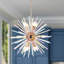 Lustre sphérique Spoutnik 12 lumières à intensité variable Berend
