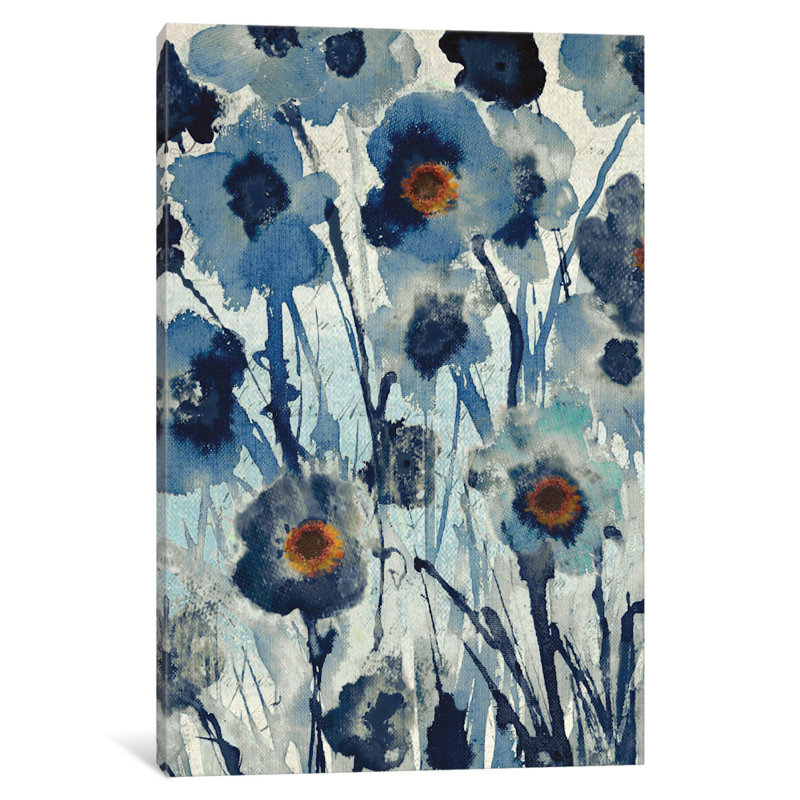 « oublier moi not i », reproduction d’art sur toile tendue, H 26 po x l 18 po x P 1,5 po