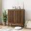 Buffet buffet avec rangement, buffet de ferme avec portes à persiennes, buffet en bois