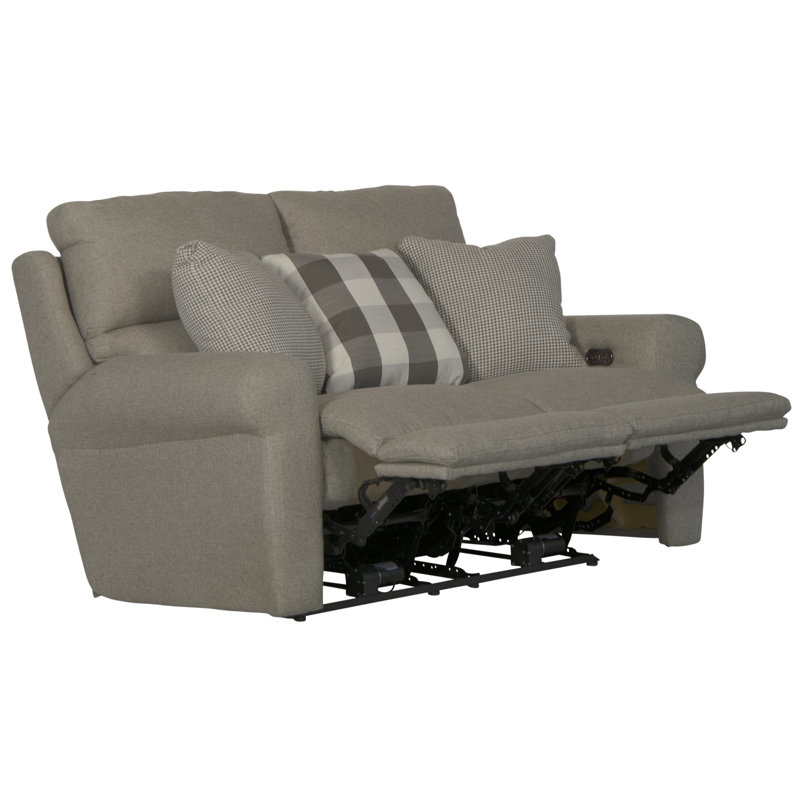 Causeuse inclinable Aneeta, Gris, Courant