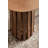 Klarc Modern Round Slatted Wood Drink Table-277339174