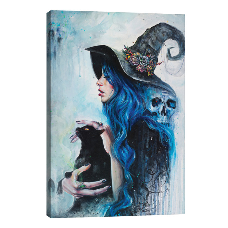 Blue Valentine - Wrapped Canvas Painting, 66.04 cm H x 45.72 cm W x 3.175 cm D