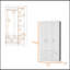 Armoire Douglas en mélamine, deux tiroirs, tringle suspendue et 4 portes.-118003151