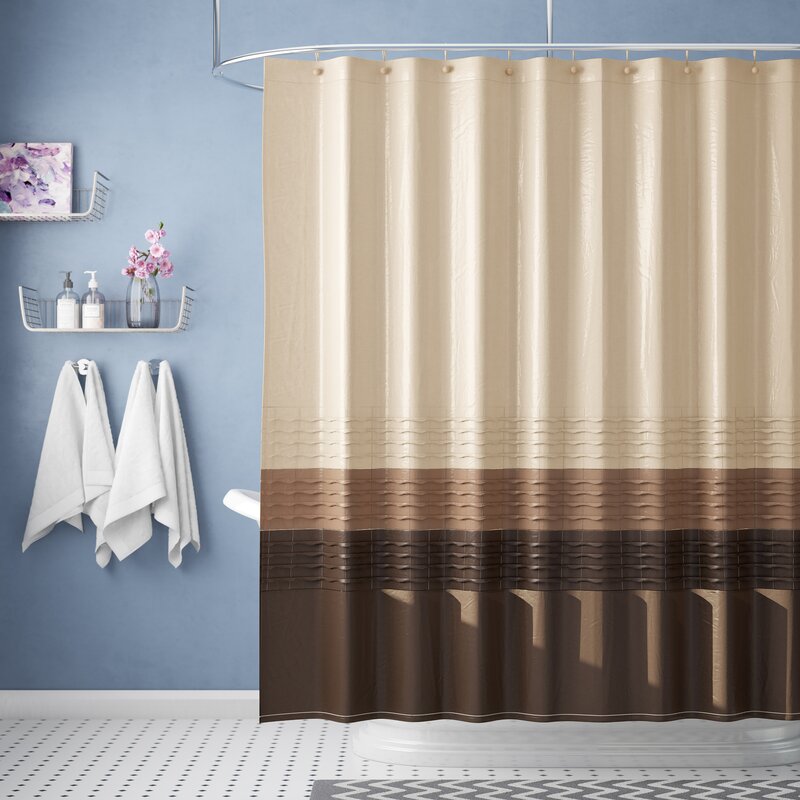 Lark Manor Stedman Geometric Shower Curtain & Reviews | Wayfair