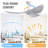 Kemp 52" 3 -ABS-Blade Propeller Modern Ceiling Fans no Light and with Remote Control-242240093