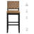 Reid Vegan Leather Bar Chair-973462385-973462384