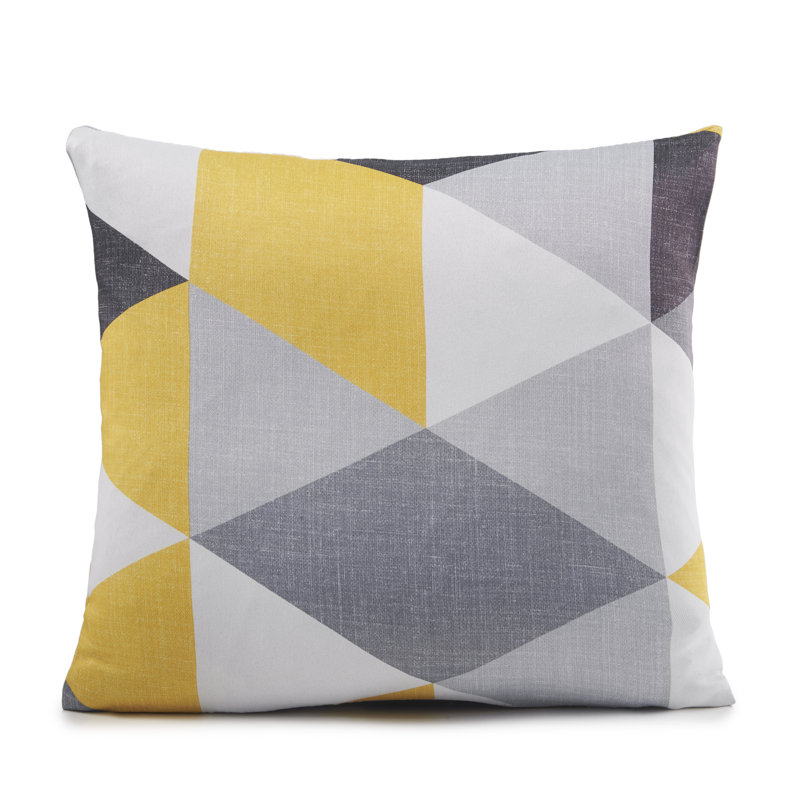 Geometric Square Throw Pillow Cover