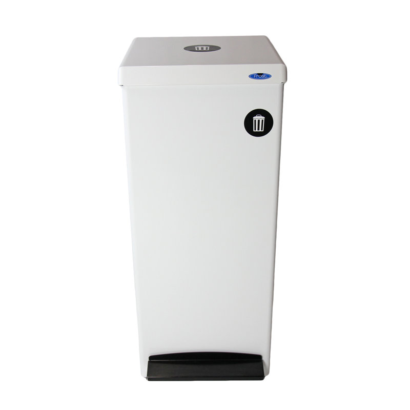 Poubelle à pédale en acier inoxydable 25,1 gallons