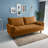 Sellner 70" Velvet Square Arm Tufted Seat Sofa-301095256