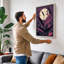 Lunar Silhouette Modern - Wrapped Canvas-1802266177-1802266181