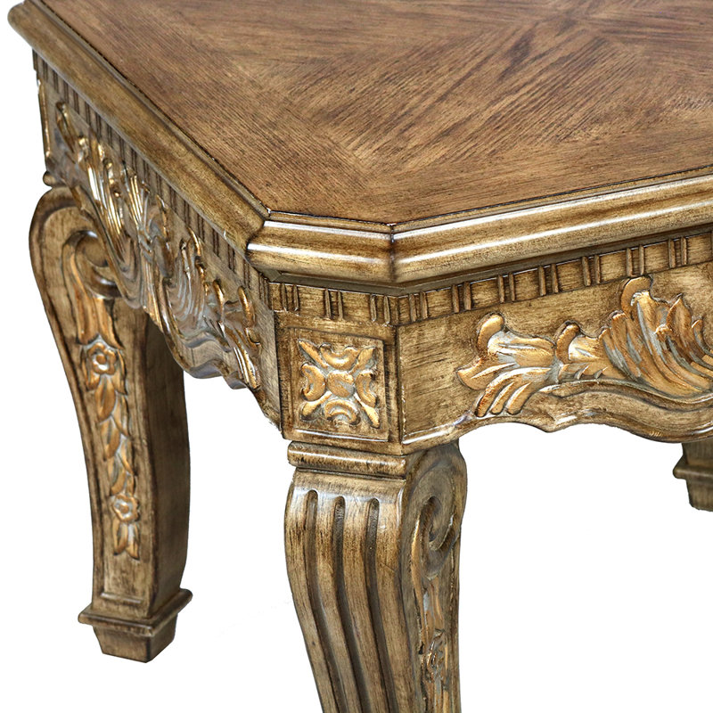 Table de bout Crellen, Bois jaune moyen