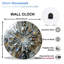 Horloge murale miroitante en miroir