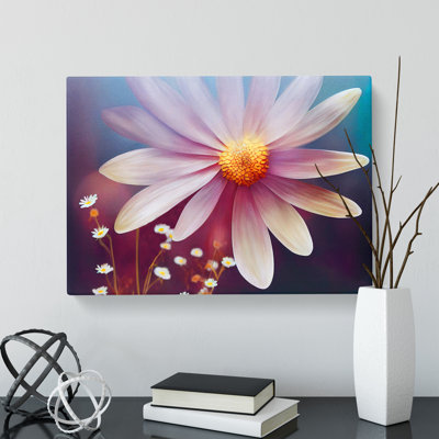 Adorable Daisy Flower - Wrapped Canvas