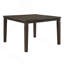 Ensemble de salle à manger 5 pièces classique, extensible à hauteur de comptoir, en bois espresso foncé, rembourré, meubles de salle à manger-2025526826