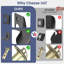 Paquet de 5 poignées de porte noir mat, poignées de porte intérieures, serrure d'intimité sans clé de rénovation résidentielle, levier de porte robuste en alliage de zinc 2,07 lb pour les salles de bain