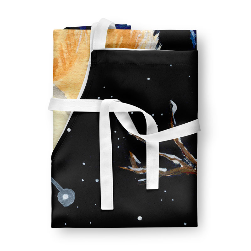 No Pattern Bib Apron