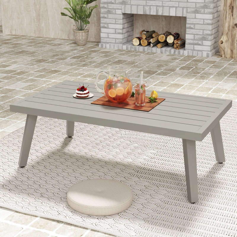 Trombley Rectangular Outdoor Coffee Table , 42.9 " W 24 " D