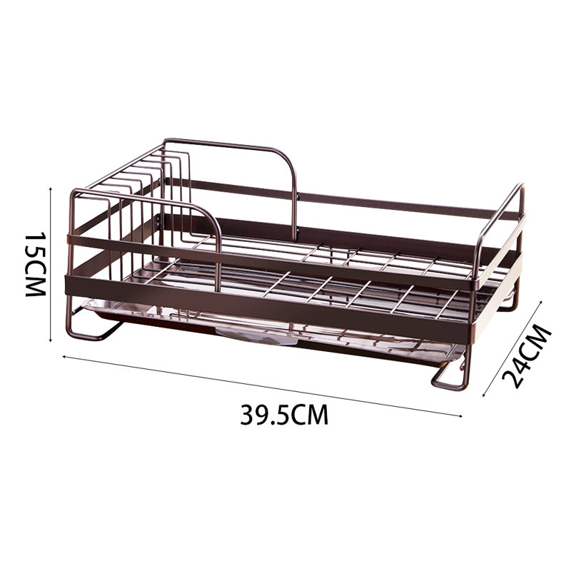 Ruprecht Dish Rack, Brown