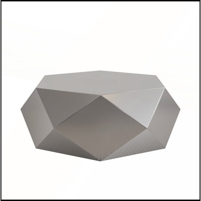 Modern Stainless Steel Coffee Table for Living Room