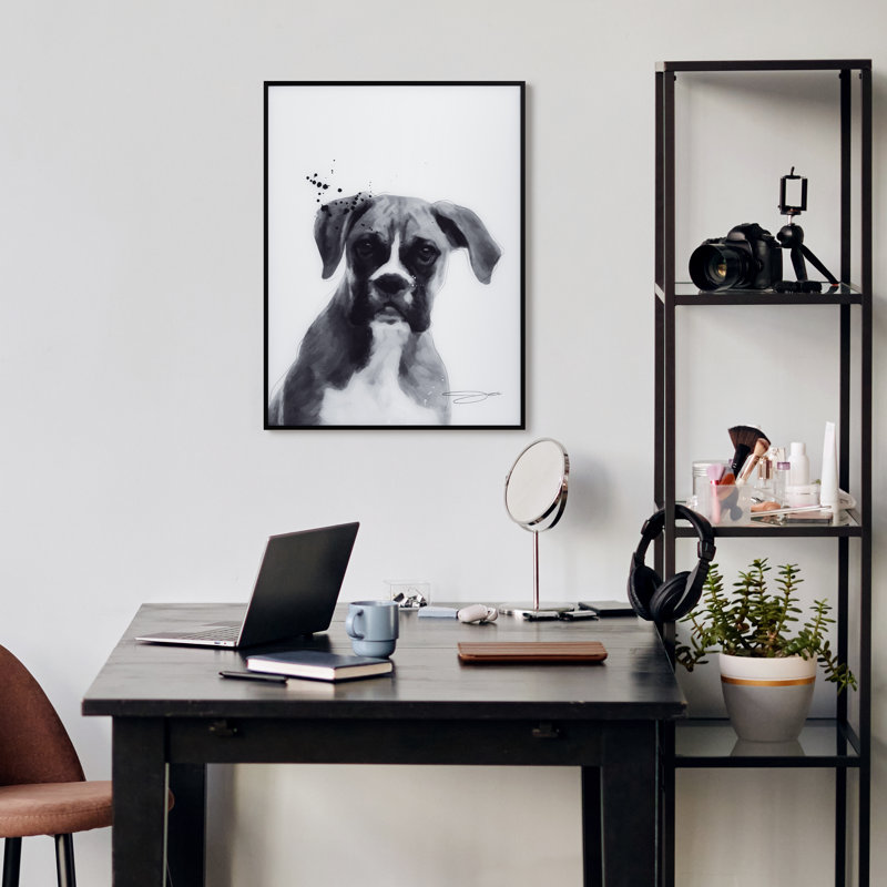 Boxer - cadre photo, impression sur verre