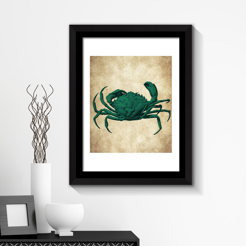 Framed Art 2in1 Crab Wall Art Poster