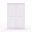 Porte de douche coulissante double 72 po H - Conception semi-sans cadre avec porte coulissante coulissante pour salle de bain avec verre trempé 1/4 po (6 mm)-122071555