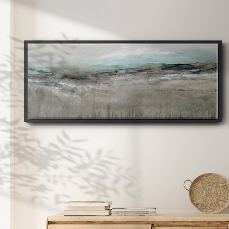 Distant Foothills- Framed Canvas