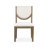 Extendable Trestle Dining Table With 2 Side Chairs 2 Host Chairs And Sideboard-146493327