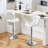 Adjustable Modern PU Leather Swivel Bar Stools with Backrest-105348913