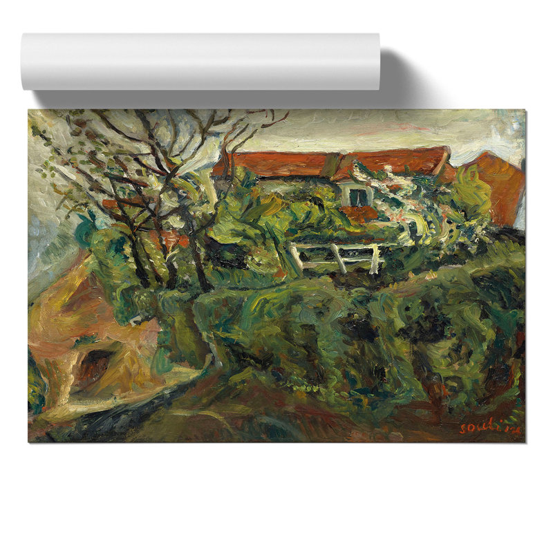 House In Landscape - No Frame Print, 42cm H x 59cm W x 0.1cm D
